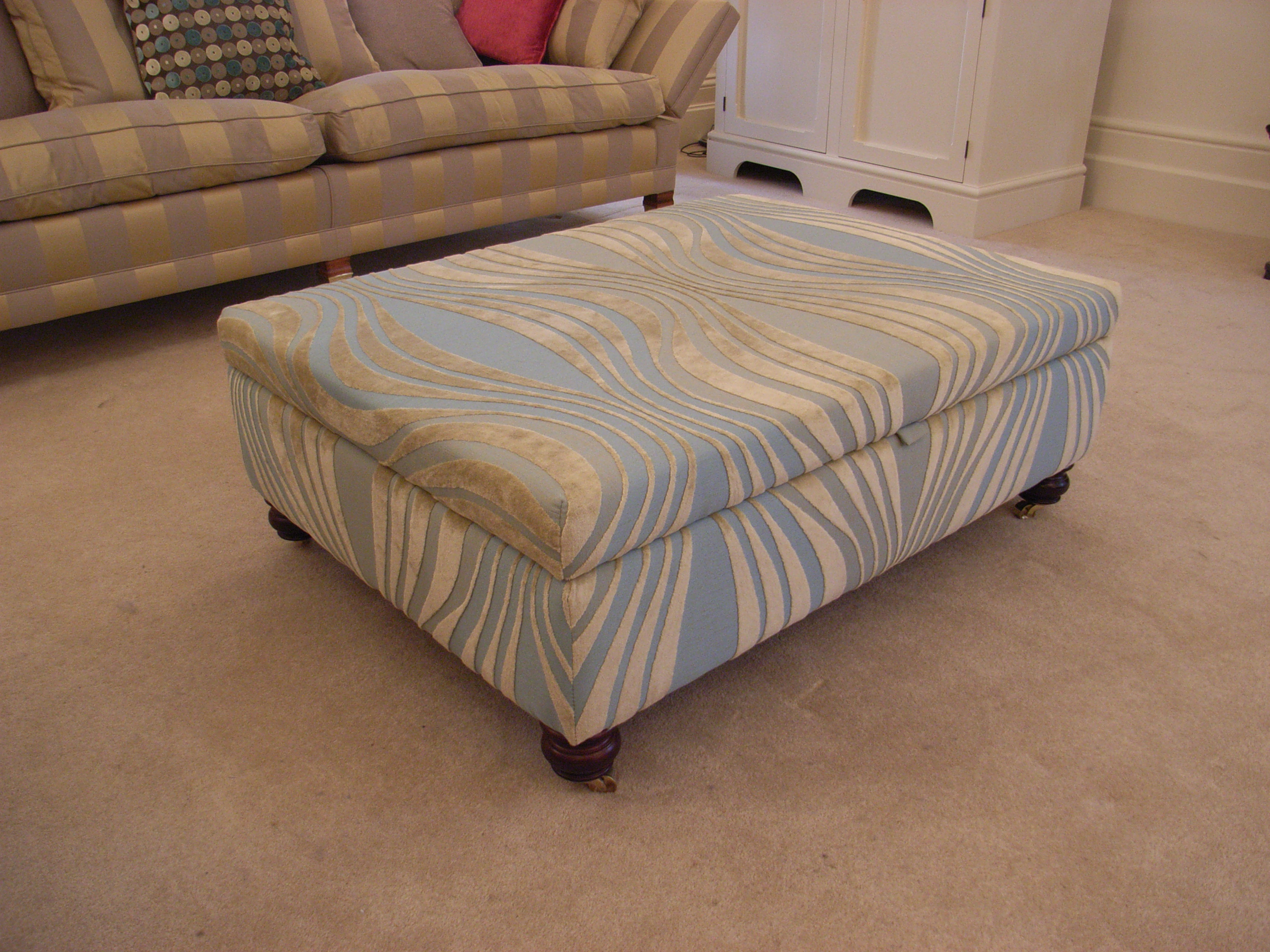 bespoke storage footstool