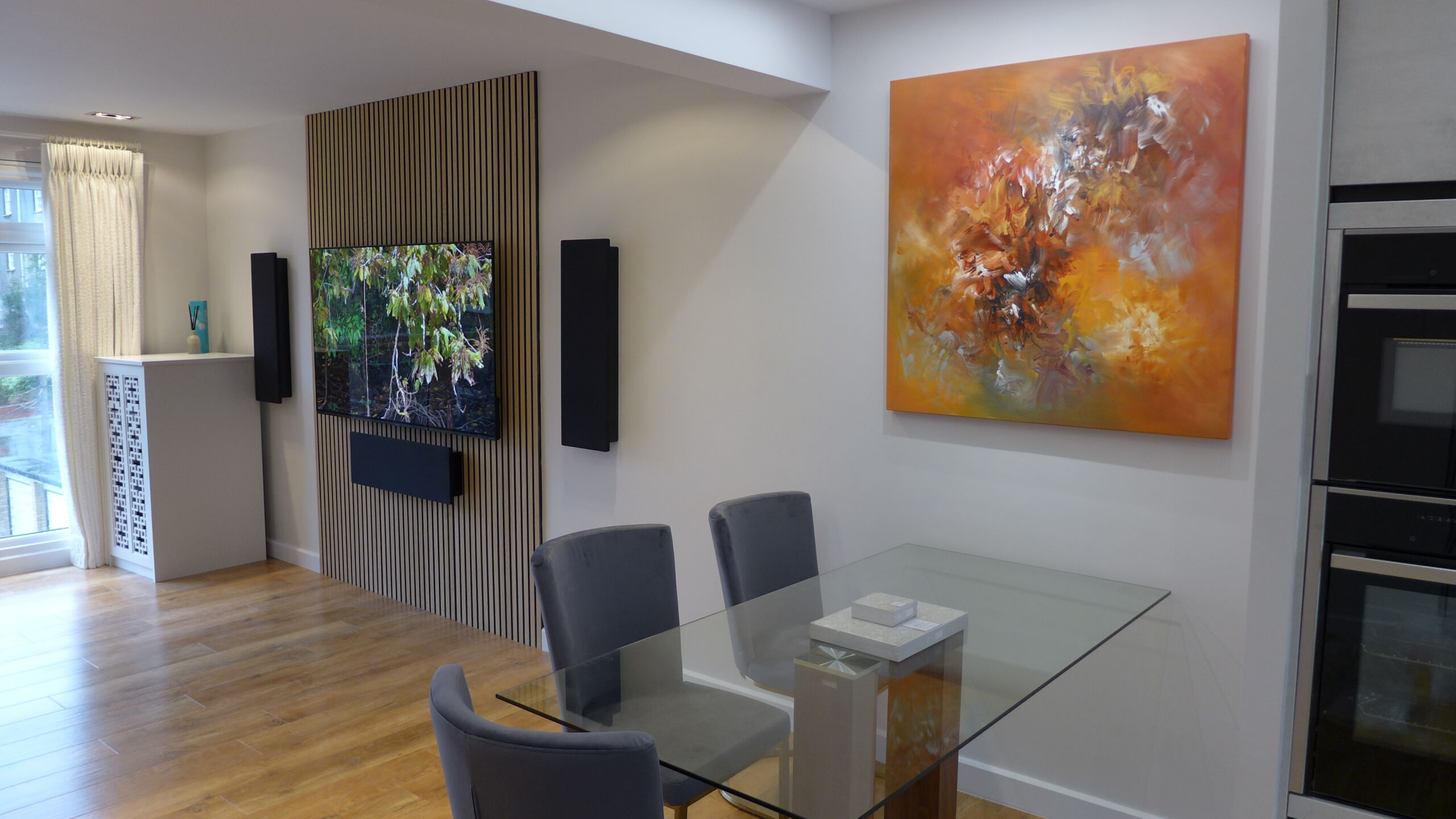 TV with surround sound