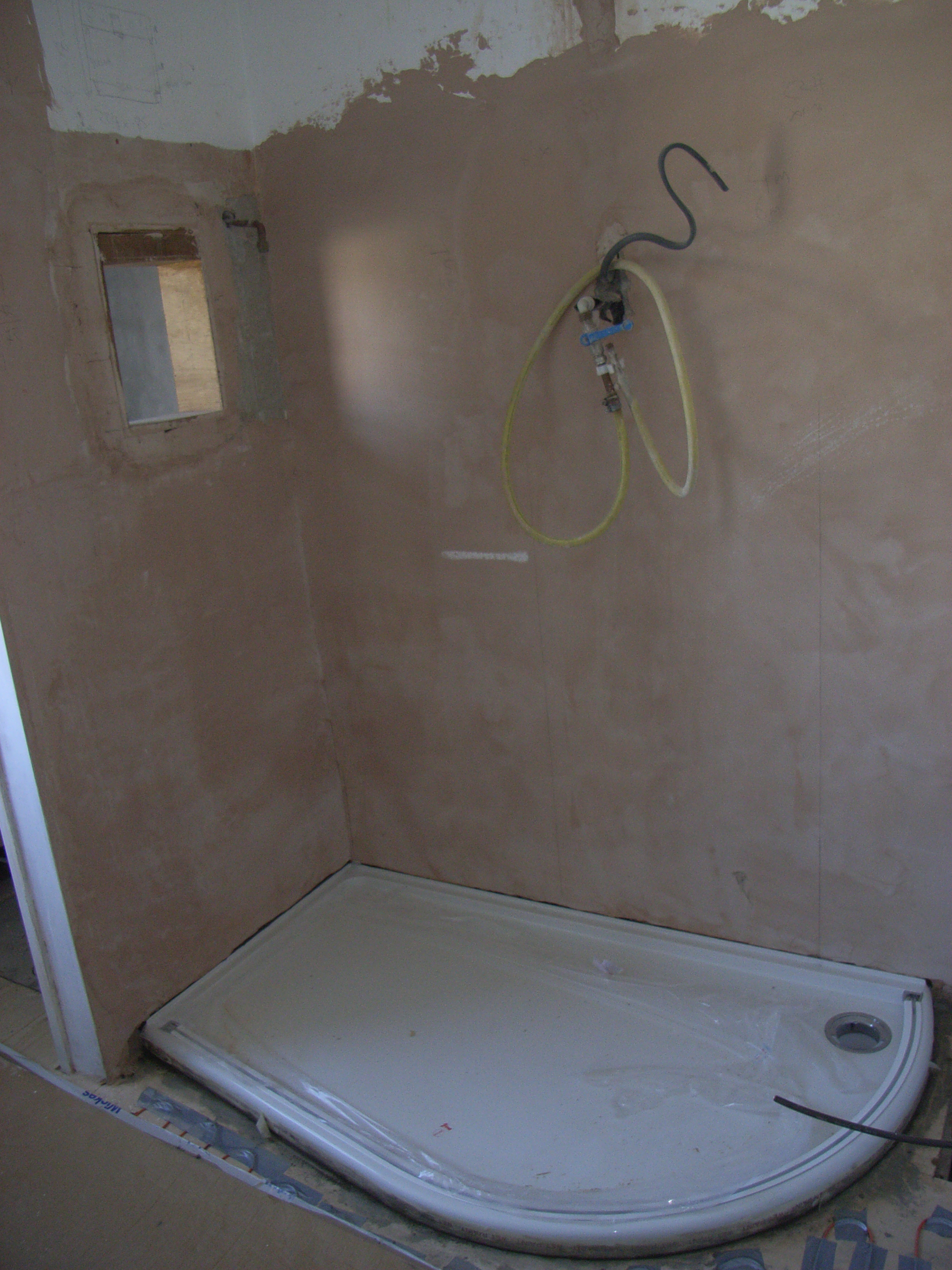shower tray fitting