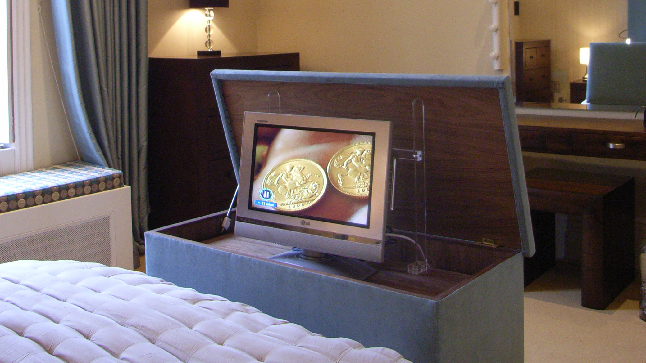 how to hide a TV