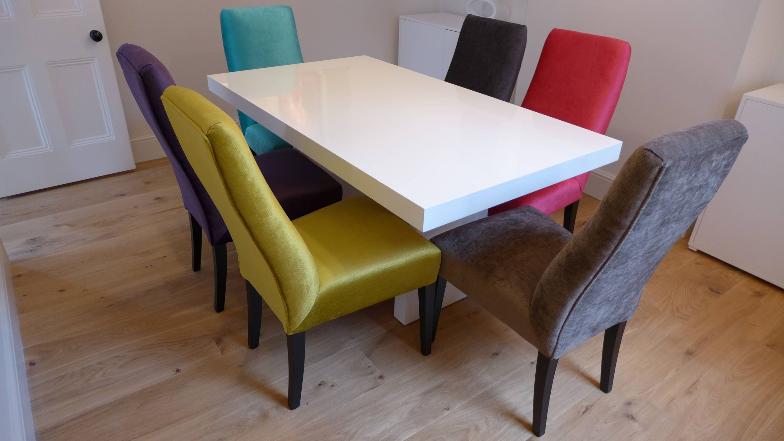 colourful chair fabrics