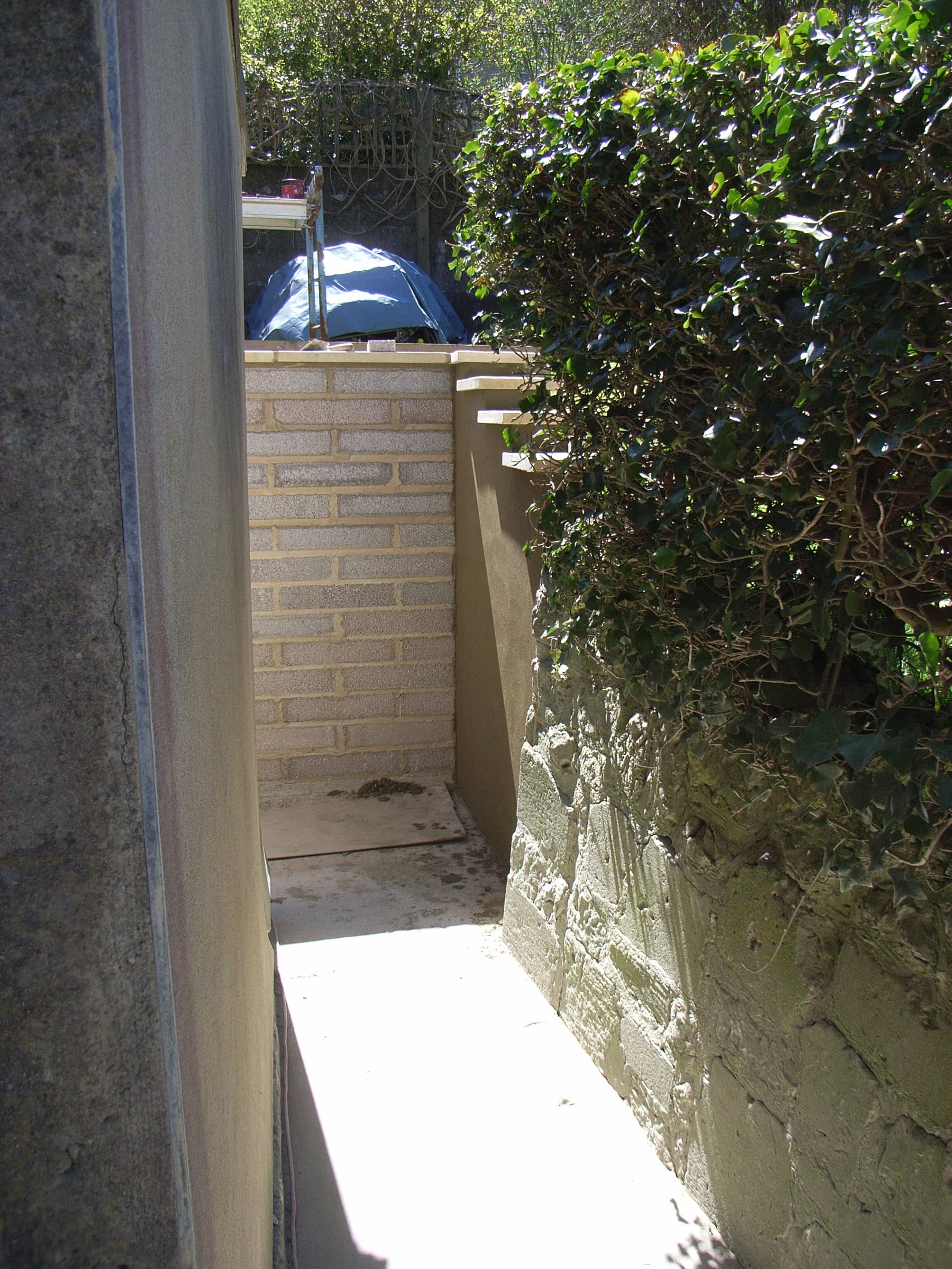 construction of new walkway