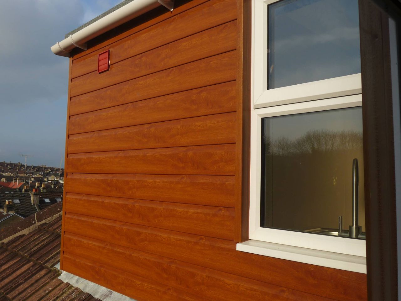 maintenance free wood effect dormer cladding