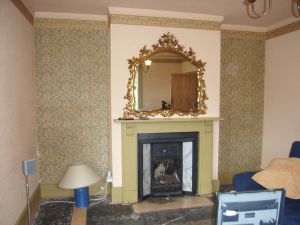 old fireplace