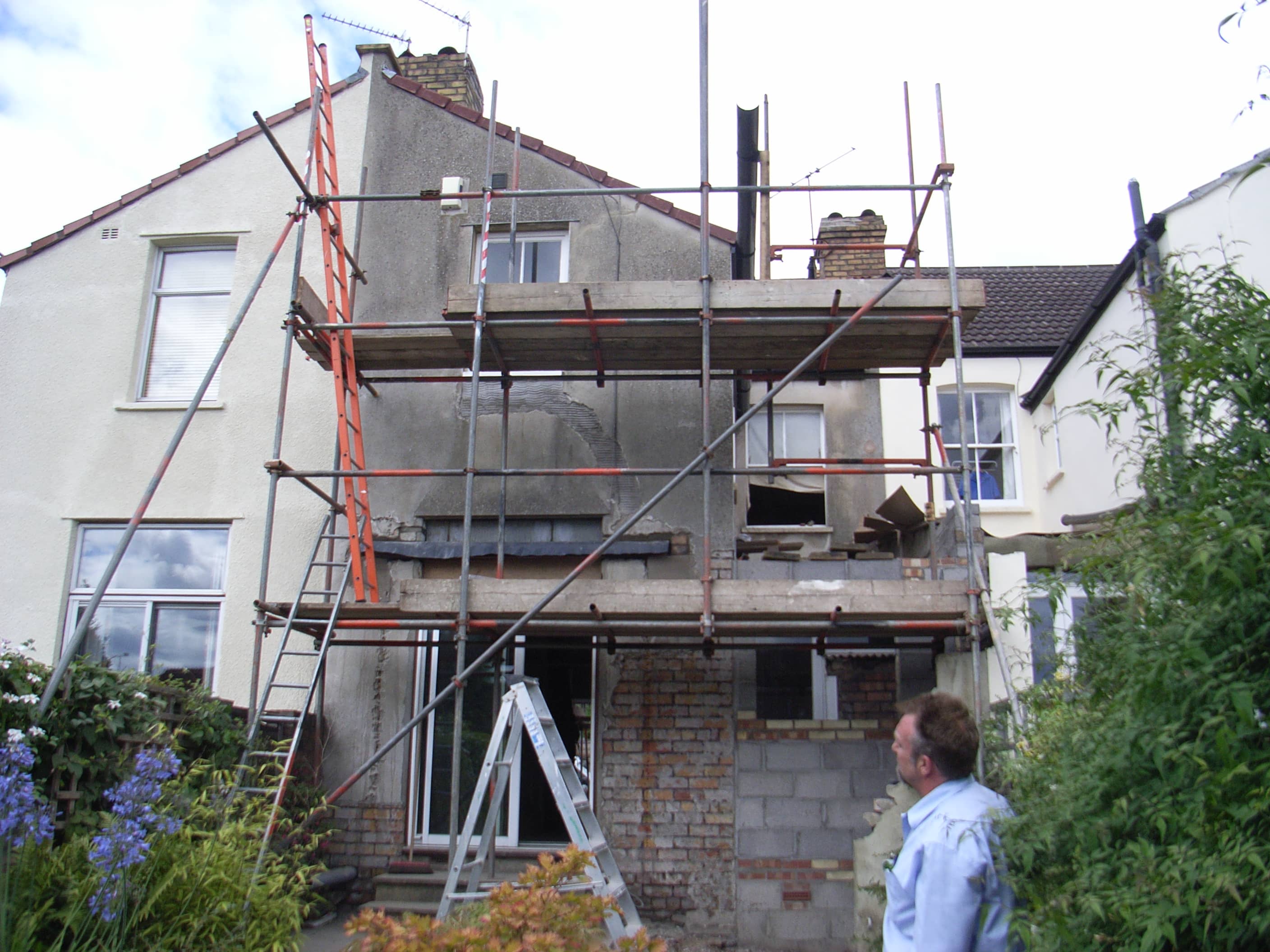repointing exterior wall