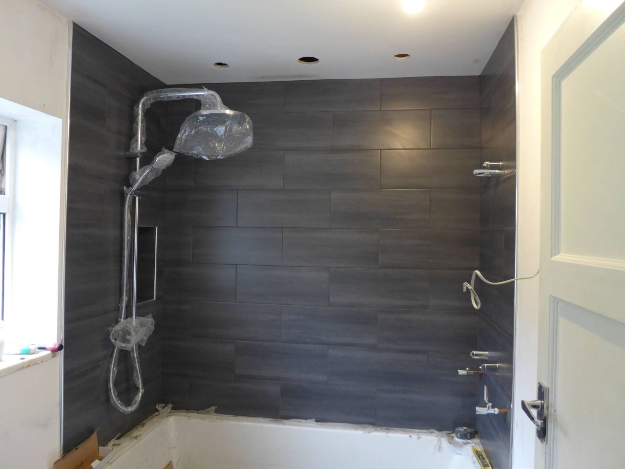 shower tiling
