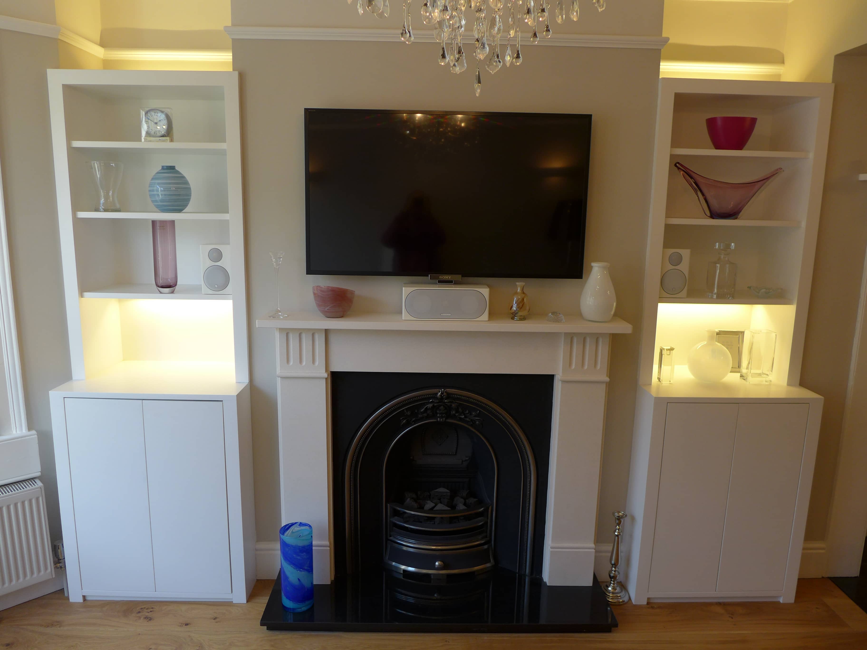 sitting room fireplace