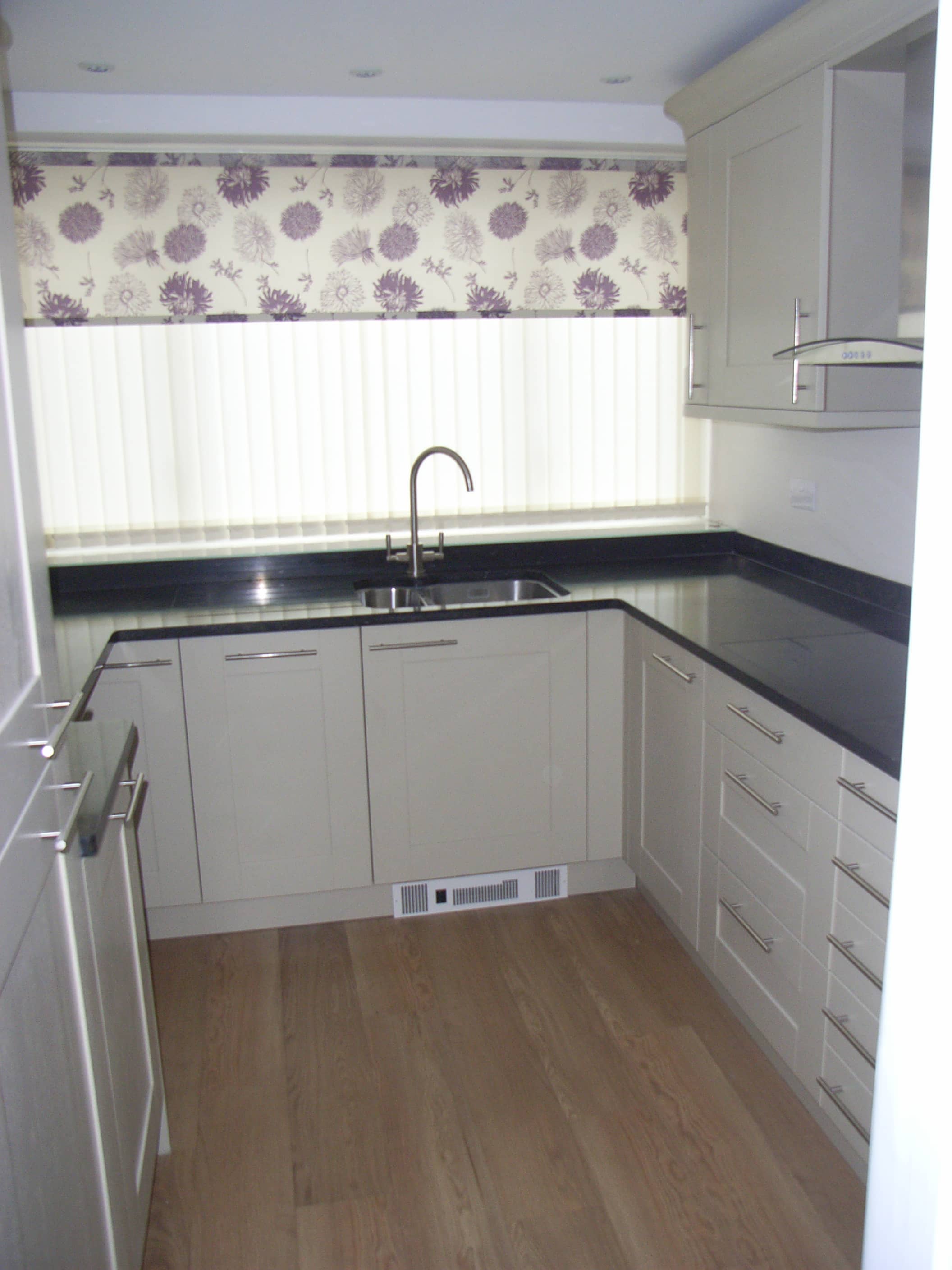 small kitchen after refurbishment
