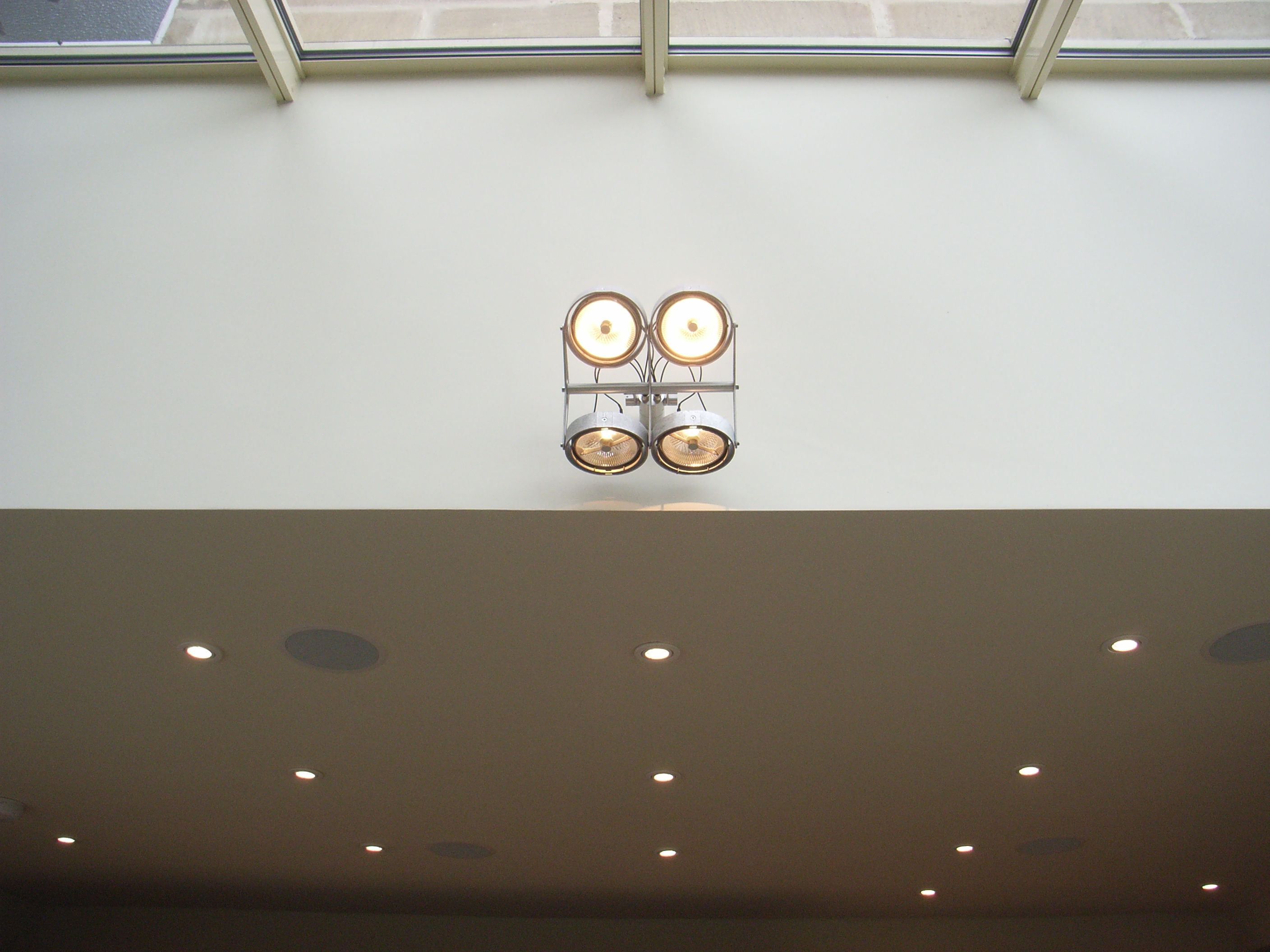 how to light a space with no ceiling