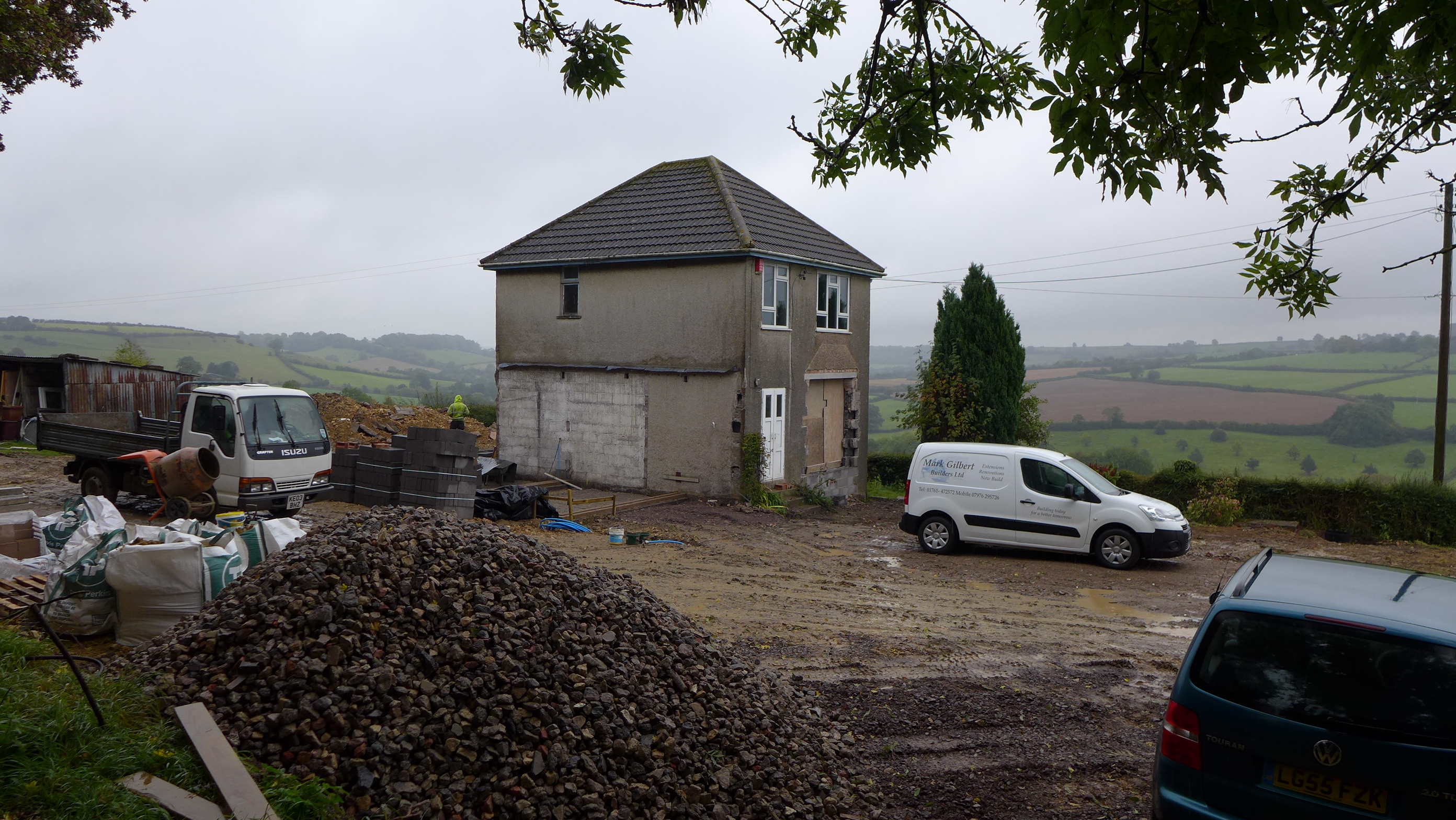 original building on plot before new build