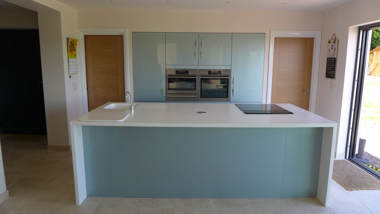Modern Kitchen with Large Island