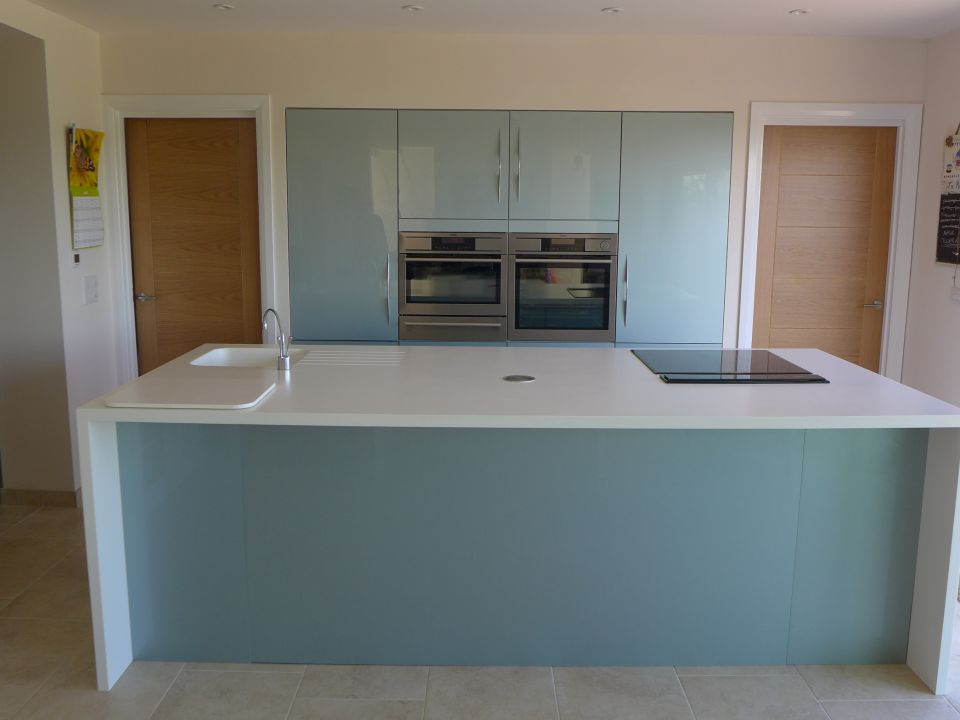 Modern Kitchen with Large Island