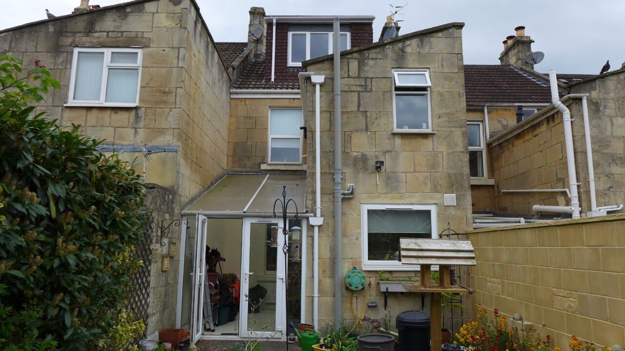 Rear elevation before