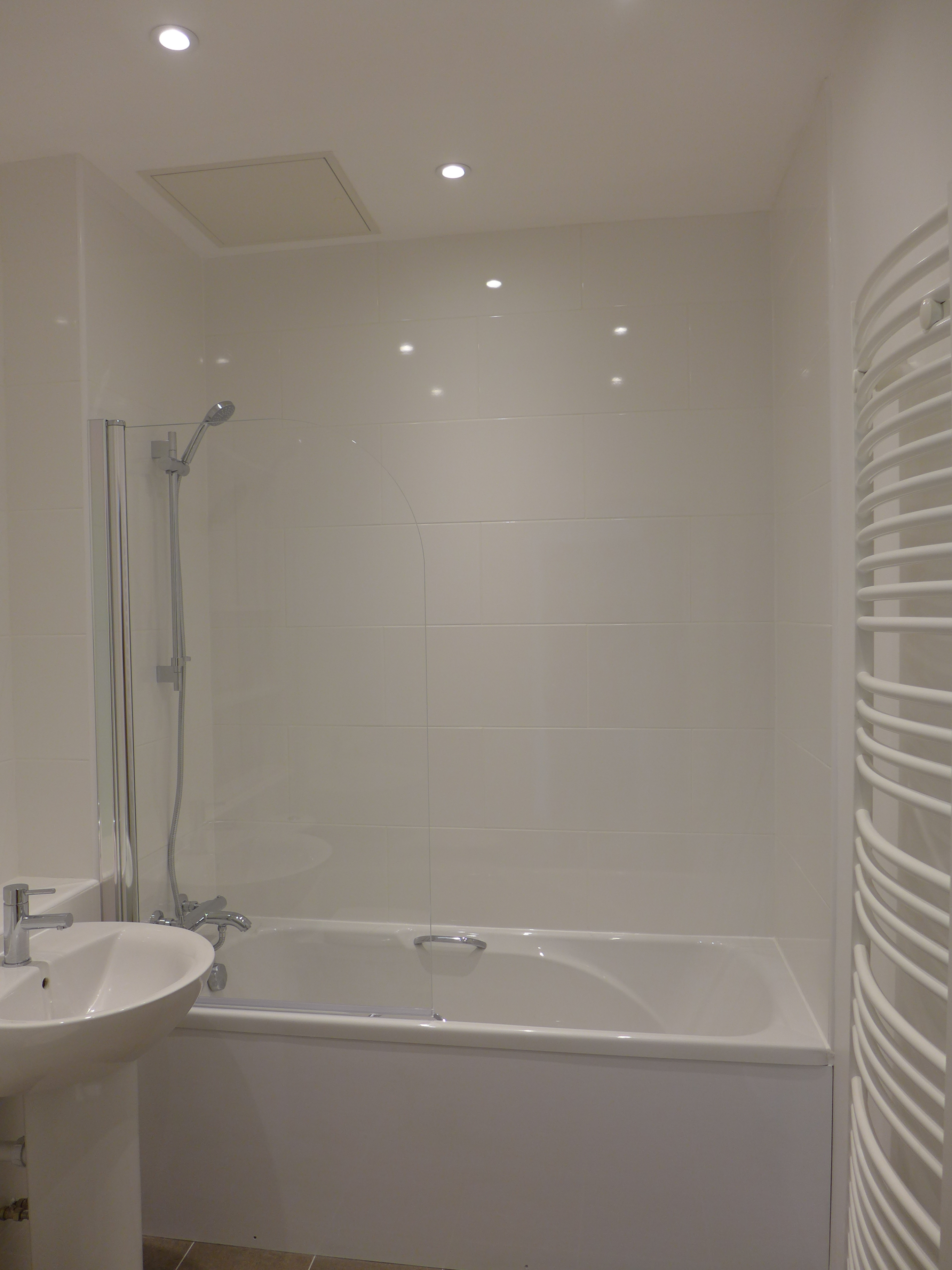 Tiled bathroom
