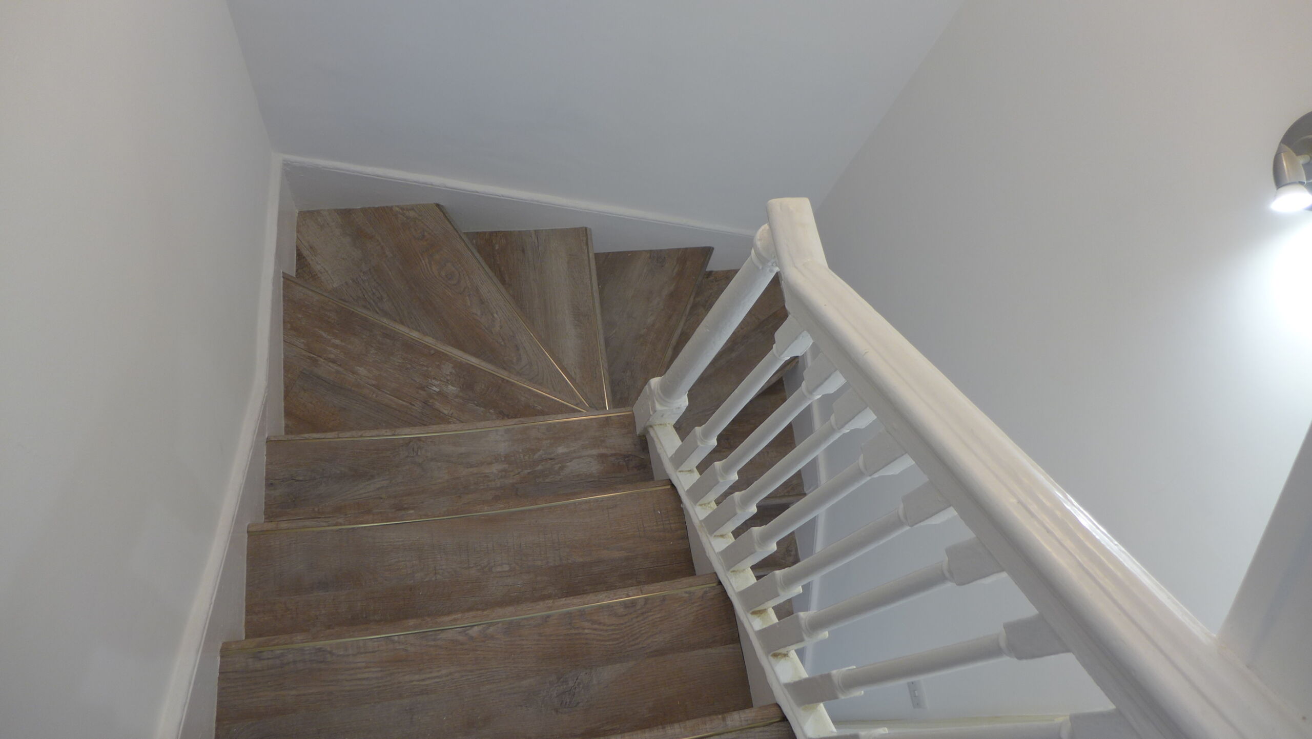 LVT on stairs
