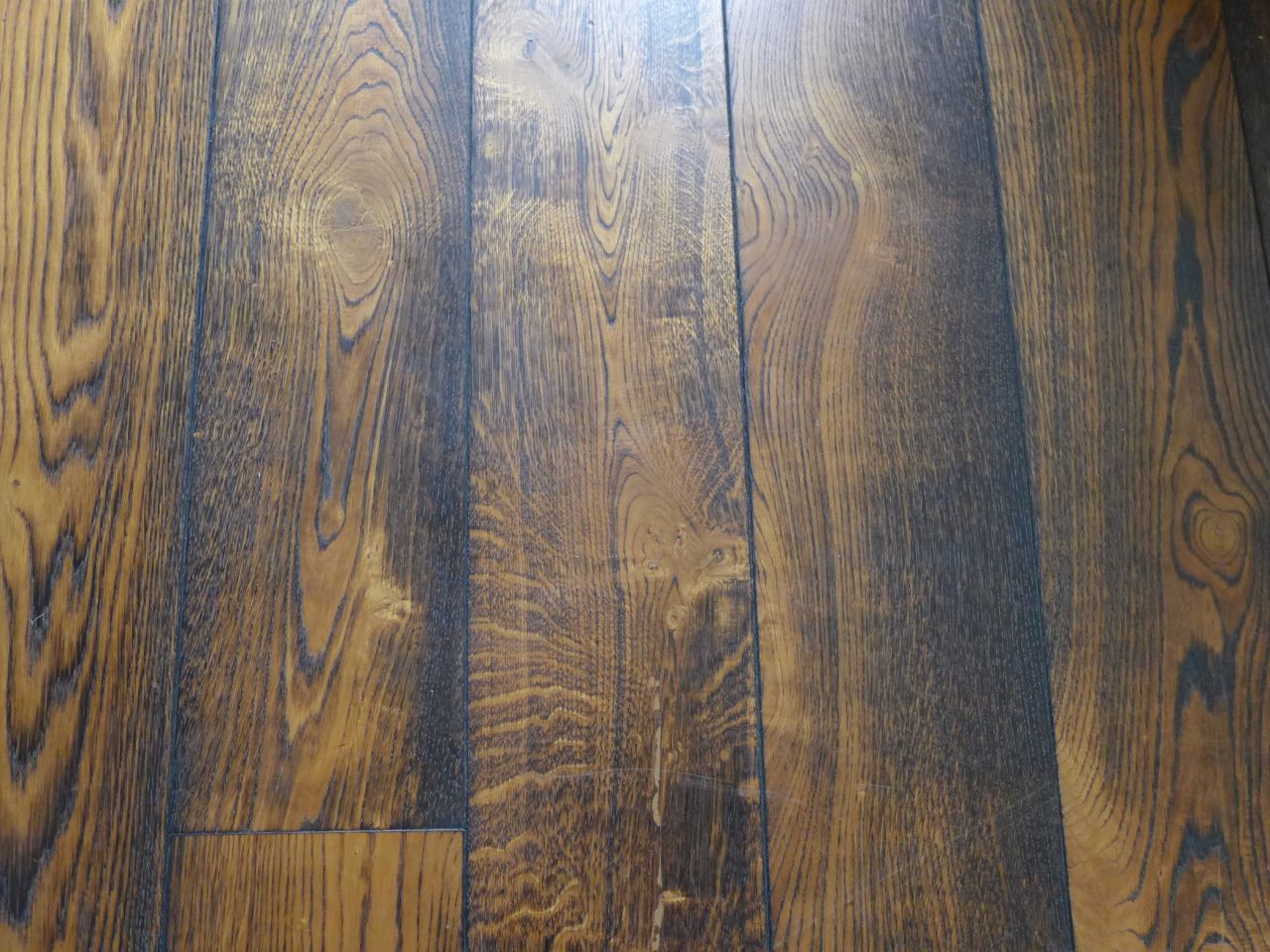 brushed and burned floor