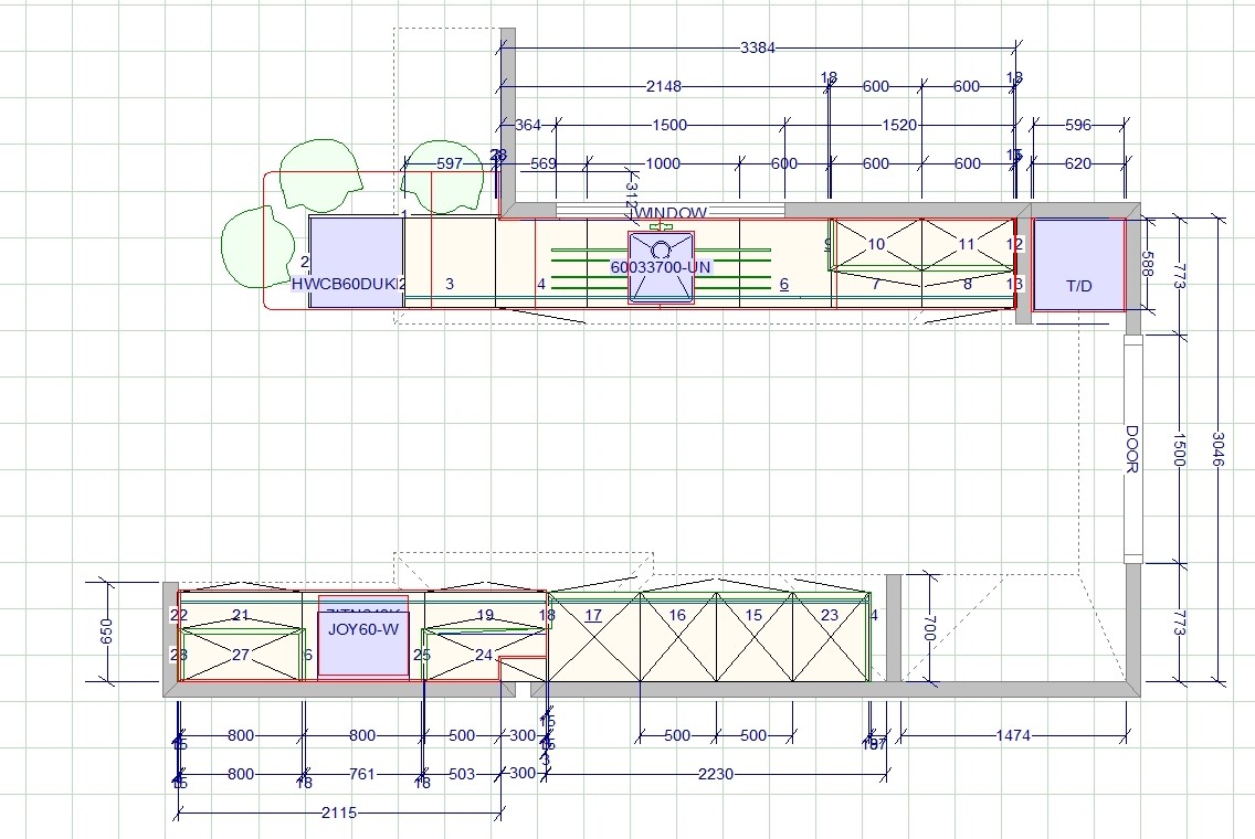 kitchen floorplan