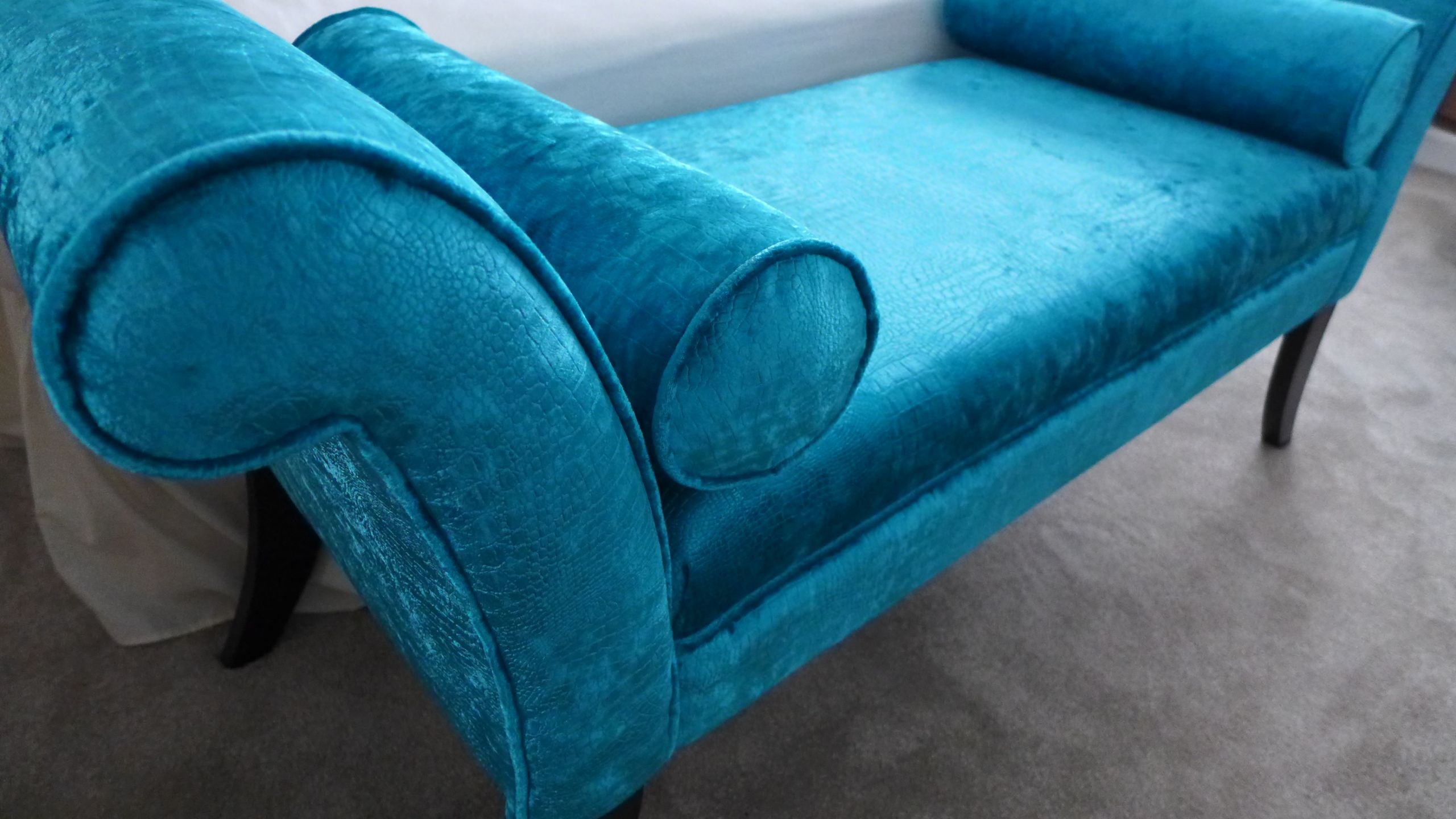 luxury chaise fabric