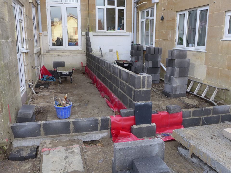 new boundary wall