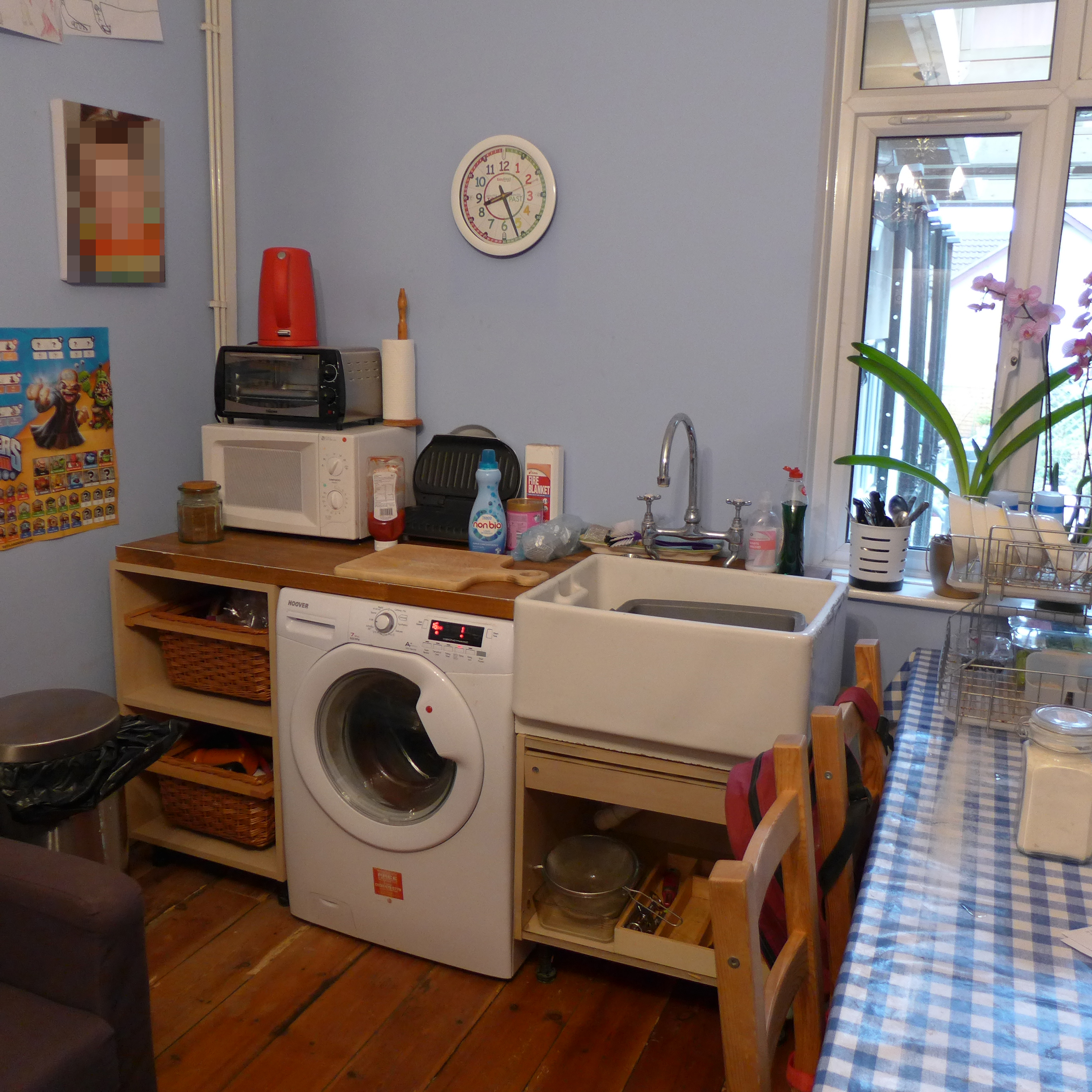 temporary kitchen during works