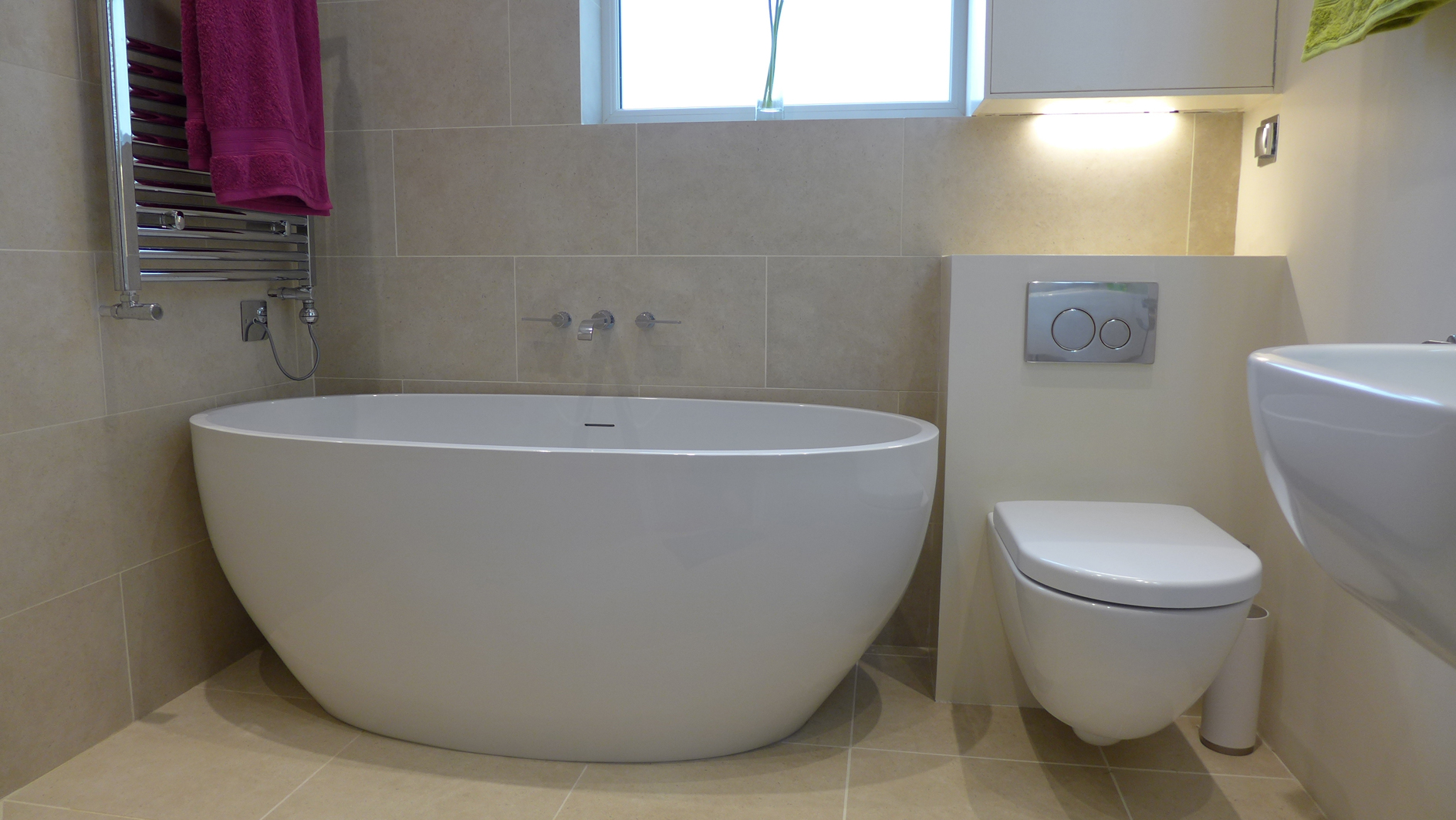 bathroom design - we create and install stylish bathrooms from initial designs through to delivery of the fully completed space.