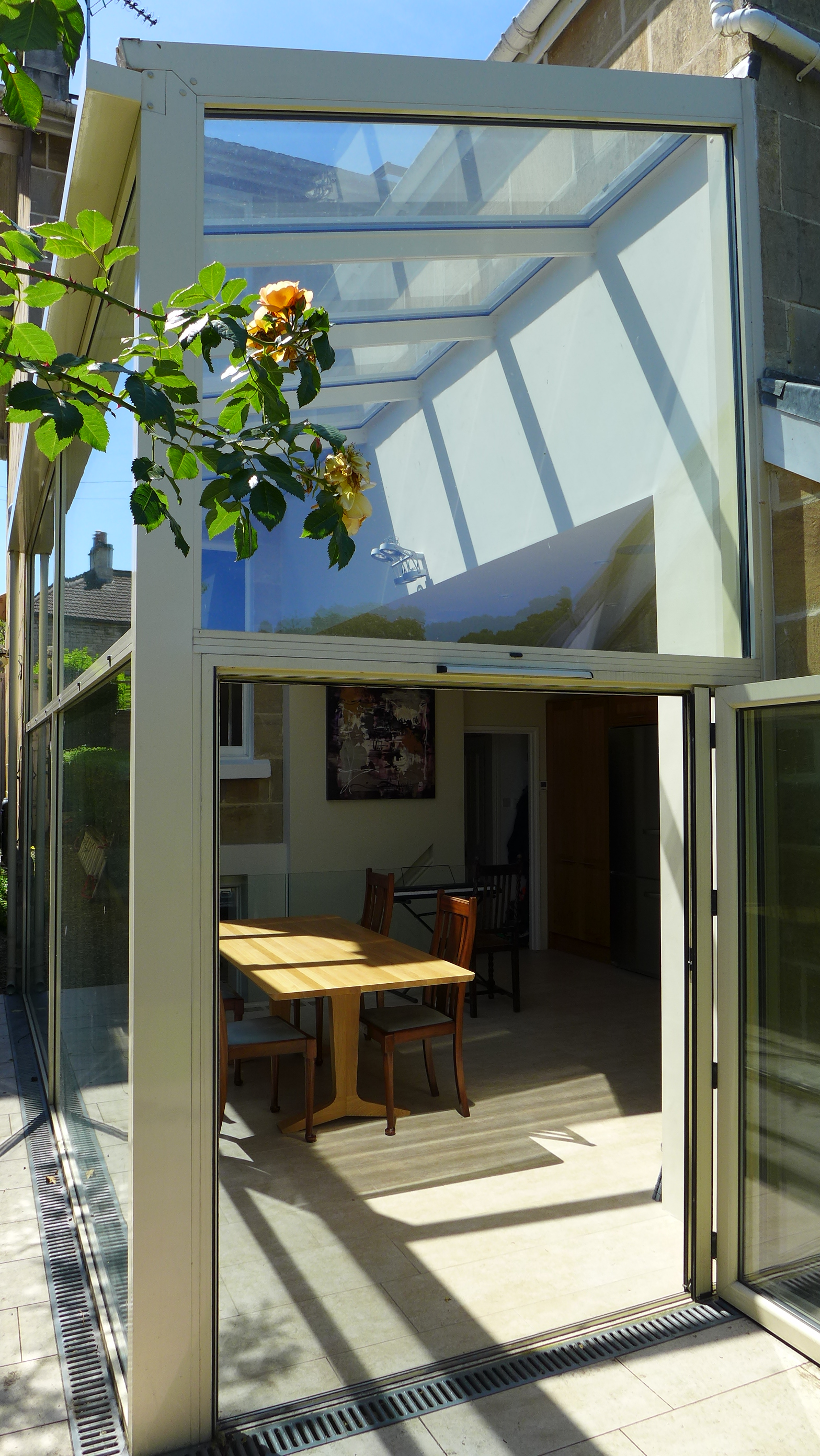 here we revisit a glass conservatory installed 8 years ago
