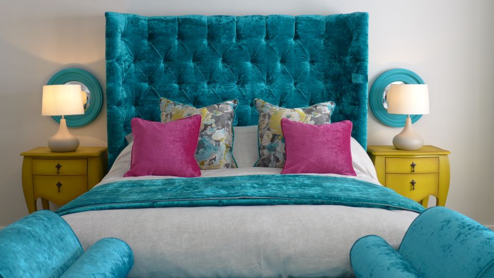 interior designers in Bath created this luxurious hotel style bedroom design