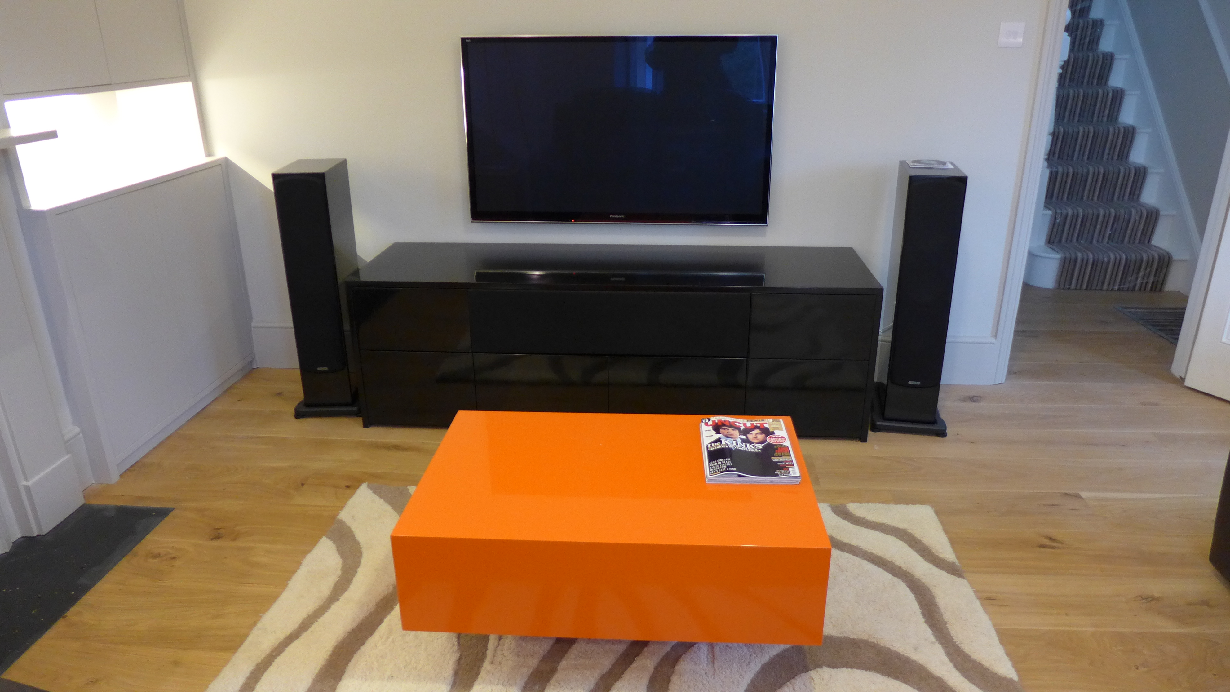 bespoke TV cabinet for AV and media equipment