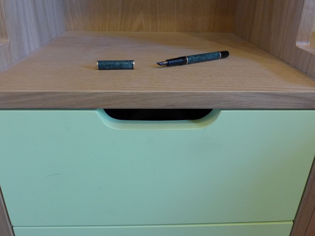 bespoke drawer unit for stationery