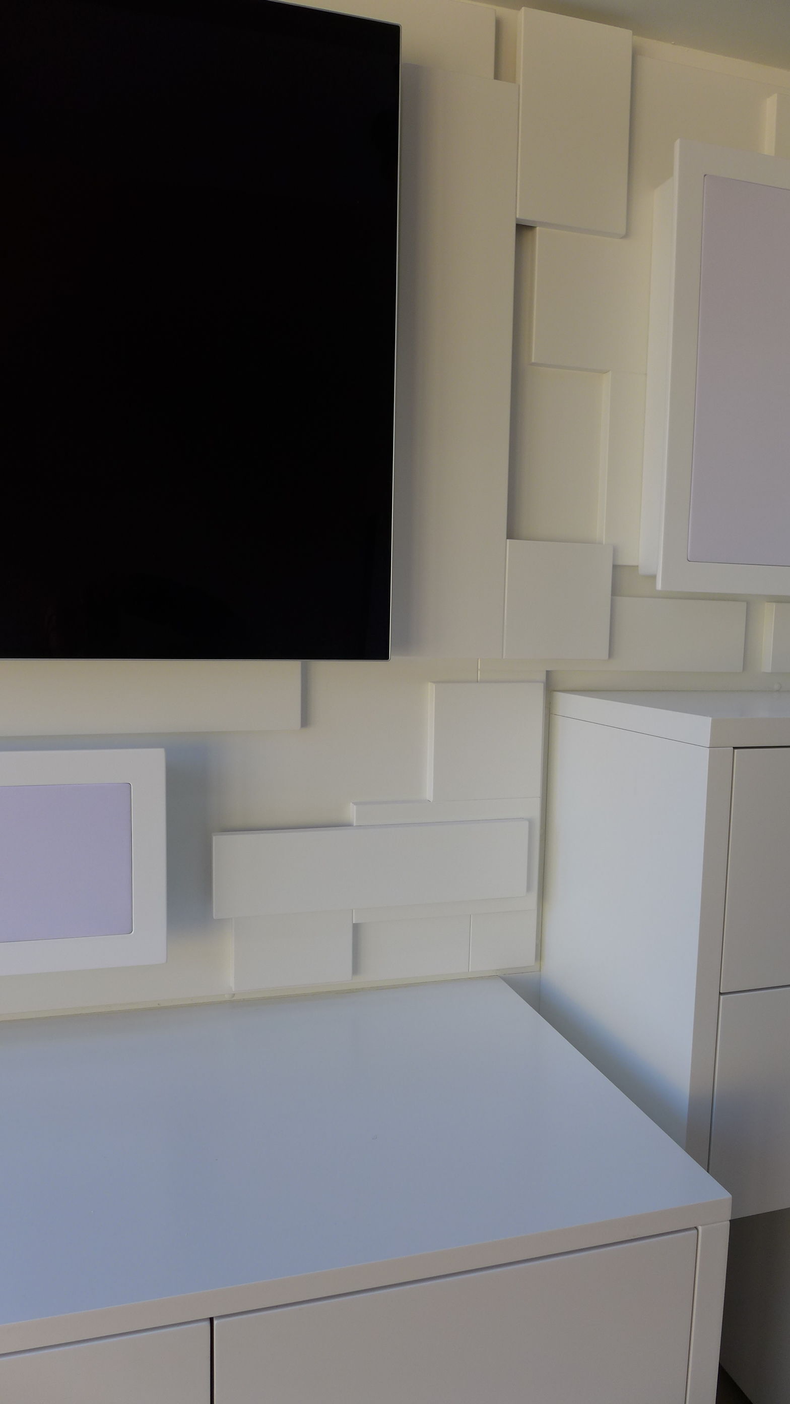 Feature wall for TV