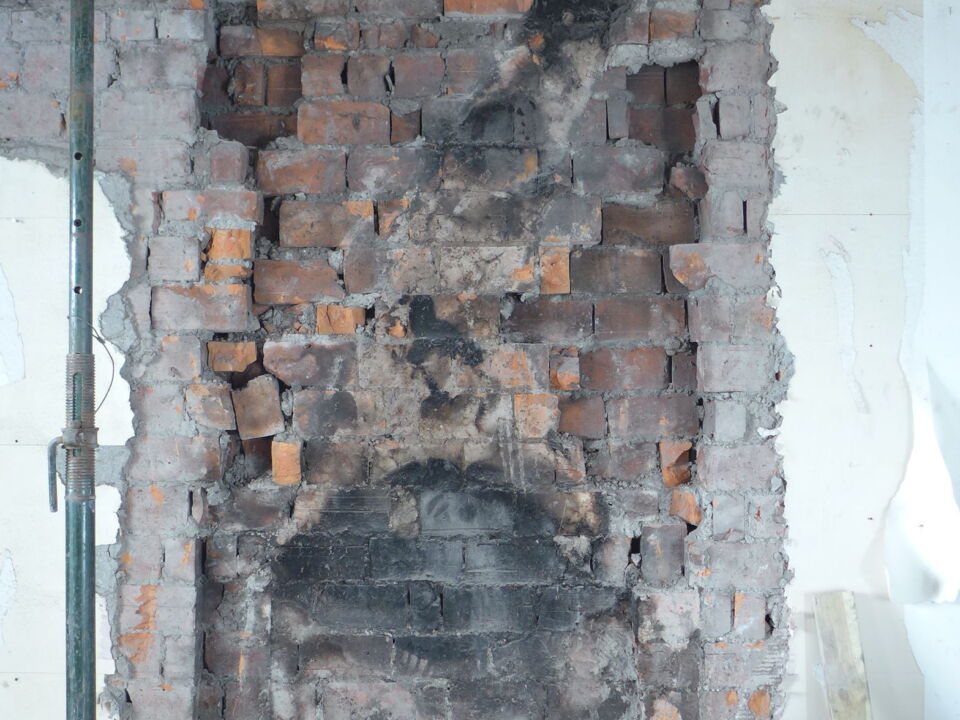 Fireplace Removed