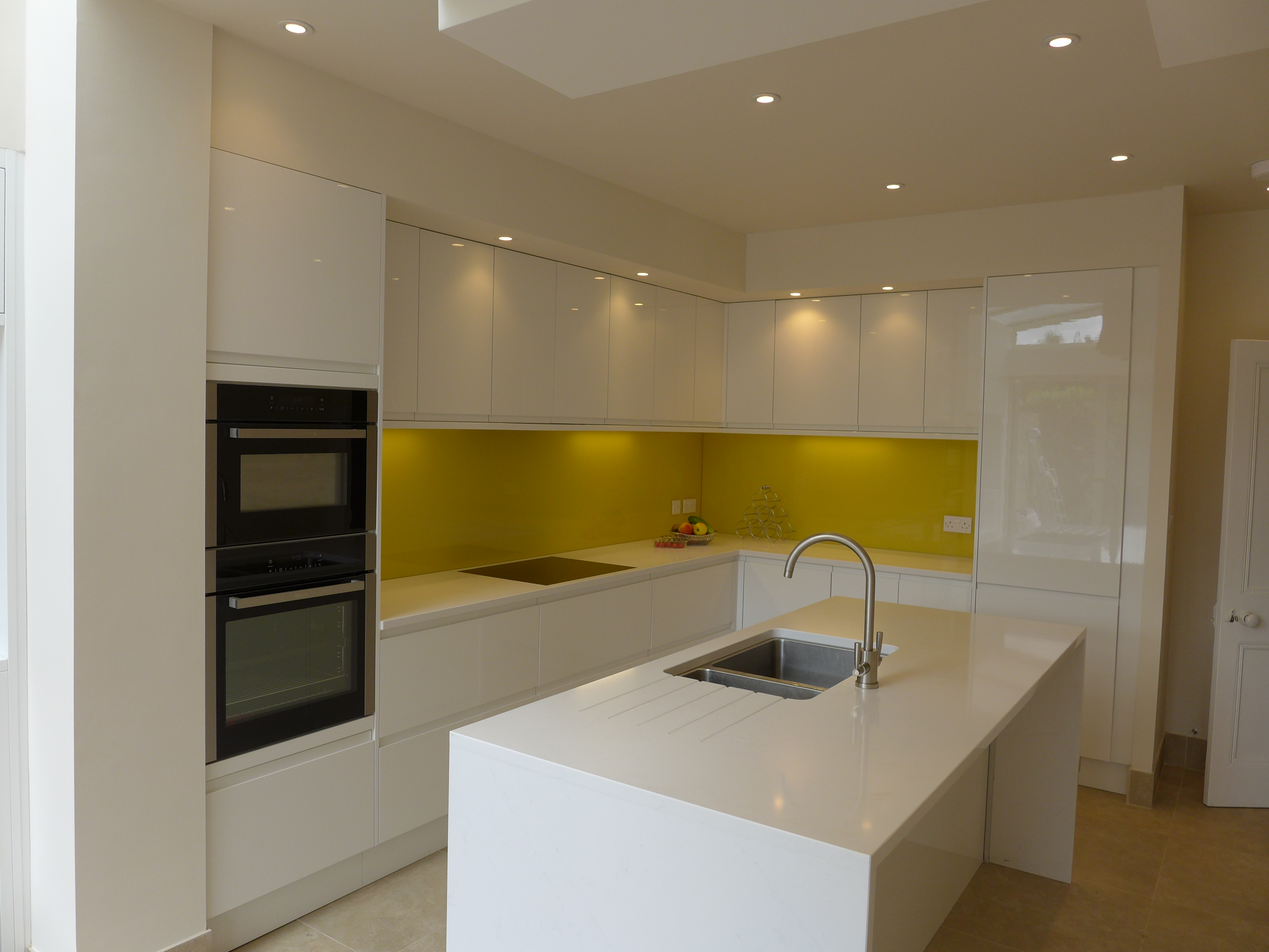 modern white kitchen
