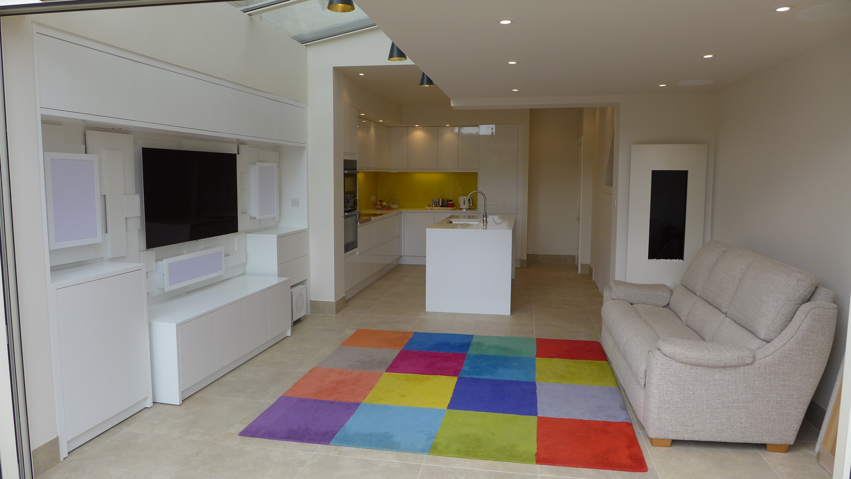 open plan sitting area