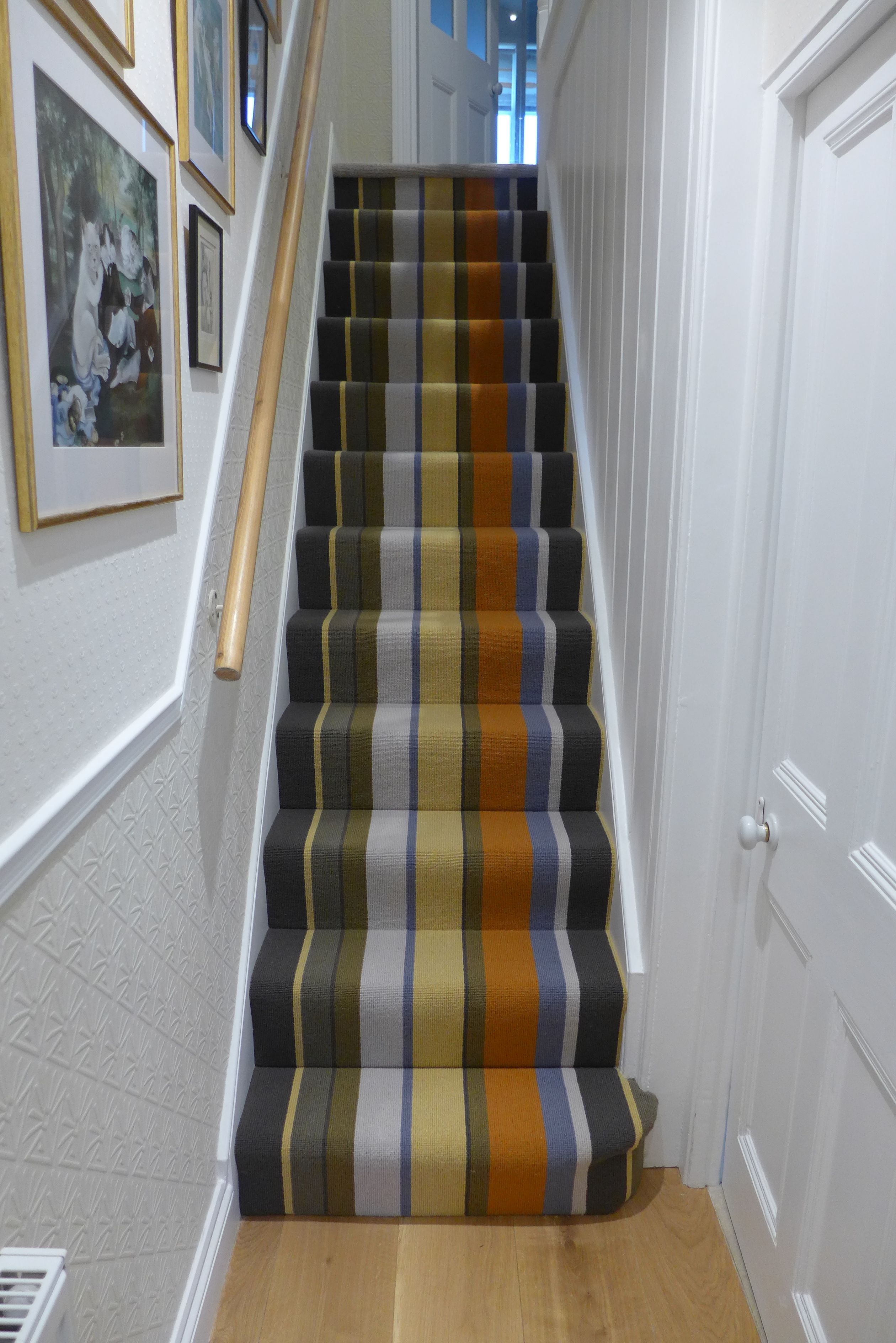 Striped Stair Carpet