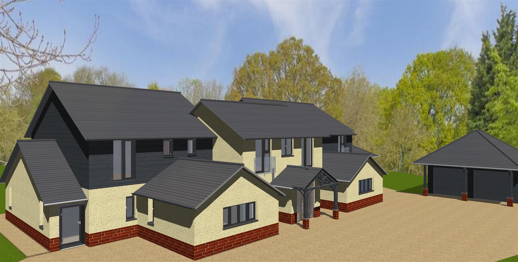 3D view of Hertfordshire house