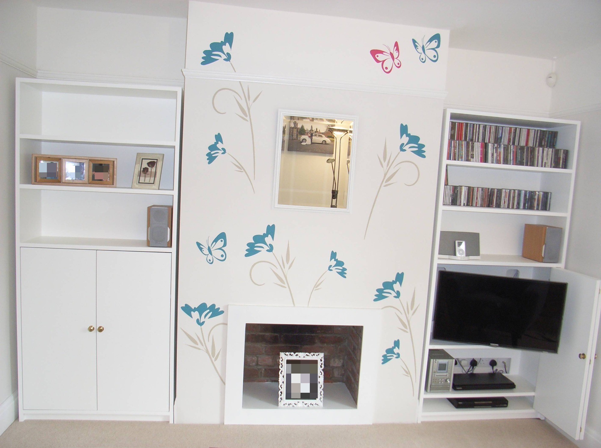 TV in cabinet