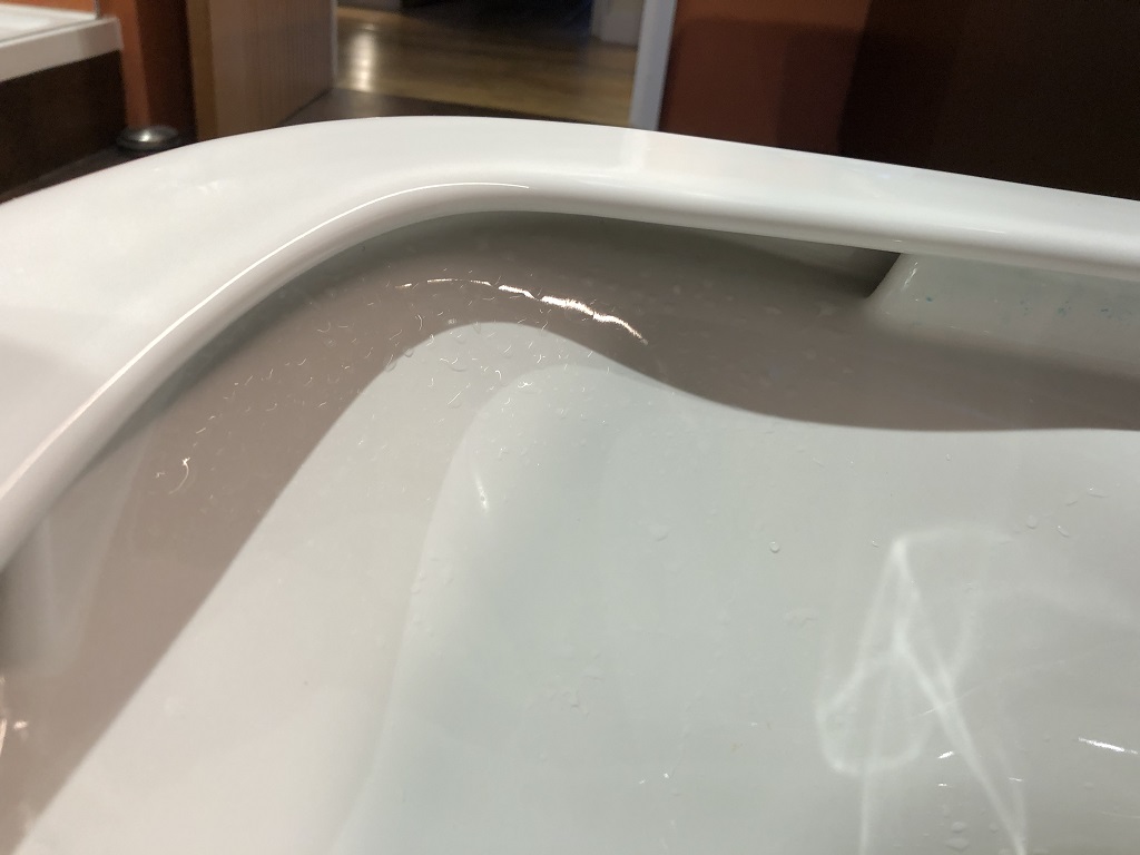 rimless toilet