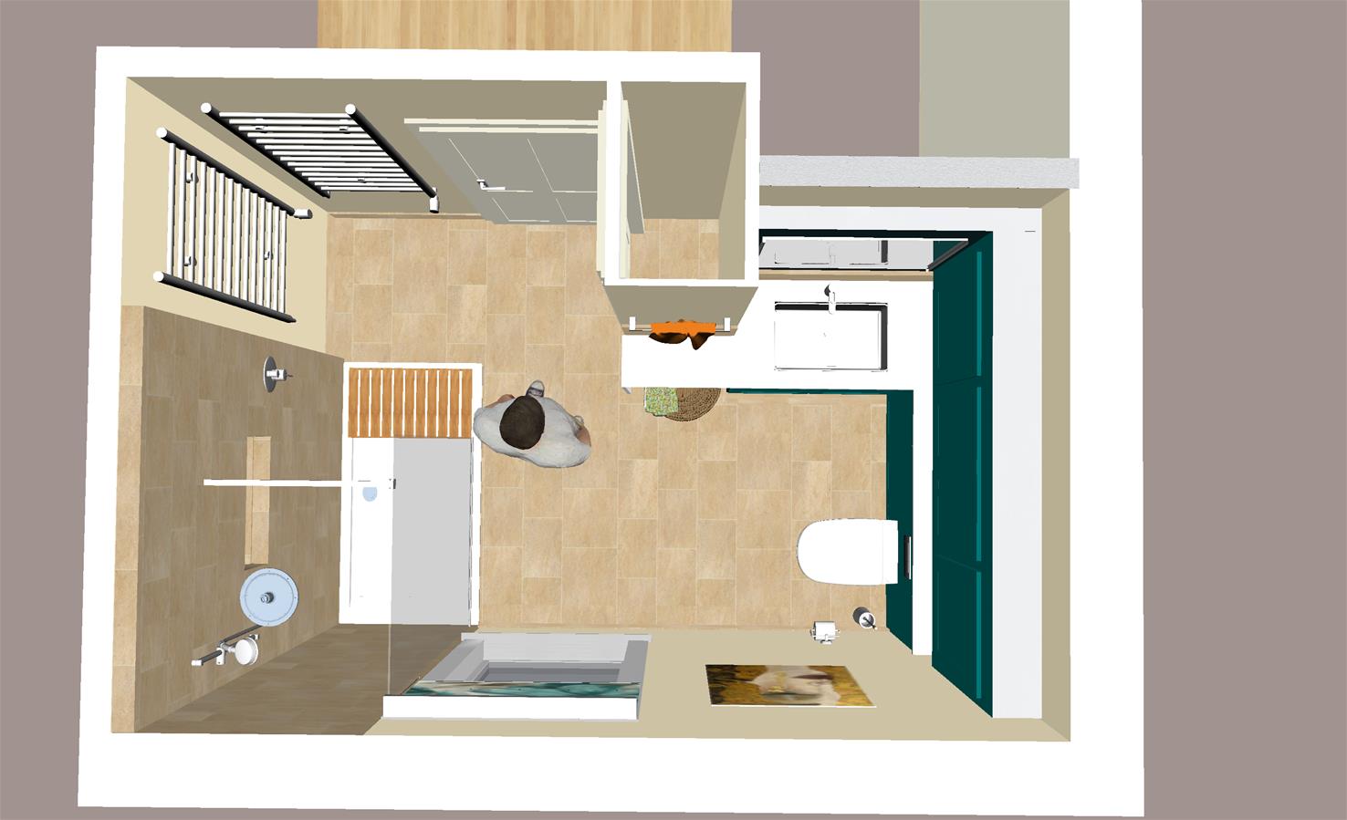 Bathroom 3d visual
