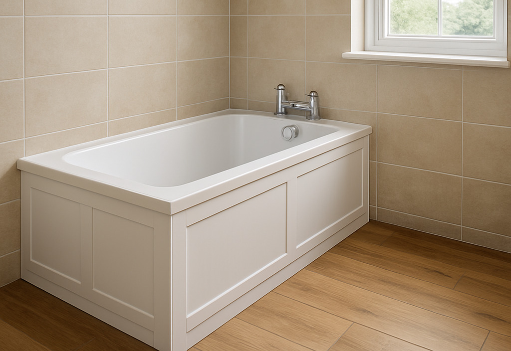 rectangular bathtub